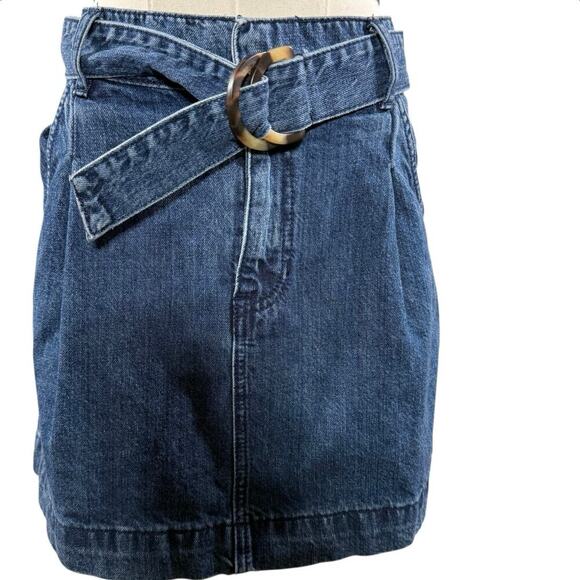 We the Free Women’s Jade Belted Denim mini Skirt Pockets Western Cowgirl | 27 - Picture 7 of 10